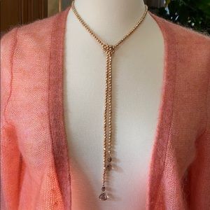 Pearl and gemstone necklace